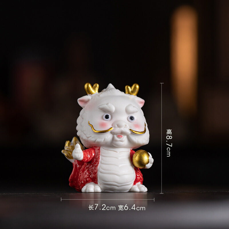 IwaiLoft 龍の置物 2024年 陶磁器 青 風水 龍 置物 合金 風水グッズ 玄関 干支の辰置物 干支の置物 竜龍置物 開運祈願 金運祈願 竜龍置物 開運祈願 金運祈願 風水グッズ 風水アイテム【干支 置物 辰】【辰・龍・竜】【正月飾り】