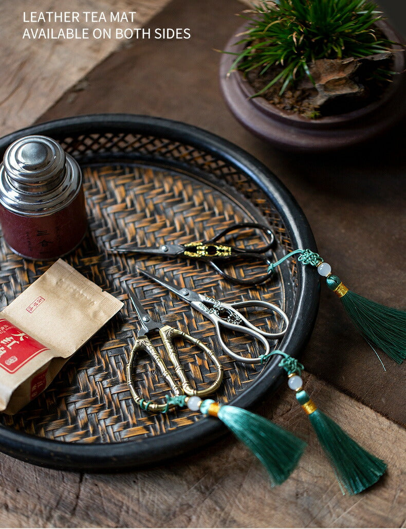 IwaiLoft 竹をデザインした ミニハサミ オシャレ 小さい はさみ 房付き 鋏 かわいい アンティーク シザー ミニシザー 盆栽ハサミ 茶芸 茶葉 本格 刺繍はさみ 糸切りばさみ 糸切はさみ 糸切りハサミ 裁縫 花柄 ステンレス 鋭い 手芸用はさみ 布切り 裁縫道具