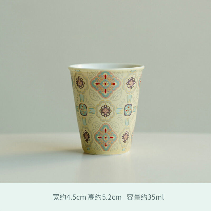 吉・蓋物 蓋付碗 珍味入れ 宝瓶 蓋碗 煮物碗 円菓子碗 湯冷まし 花柄 縁起の良い コップ 蕎麦猪口 湯呑 茶器セット 茶器 磁器 手作り 景徳鎮 中国茶器 敦煌 岩茶 茶器 父の日 母の日 ギフト 新居祝い 敬老の日 プレゼント IwaiLoft