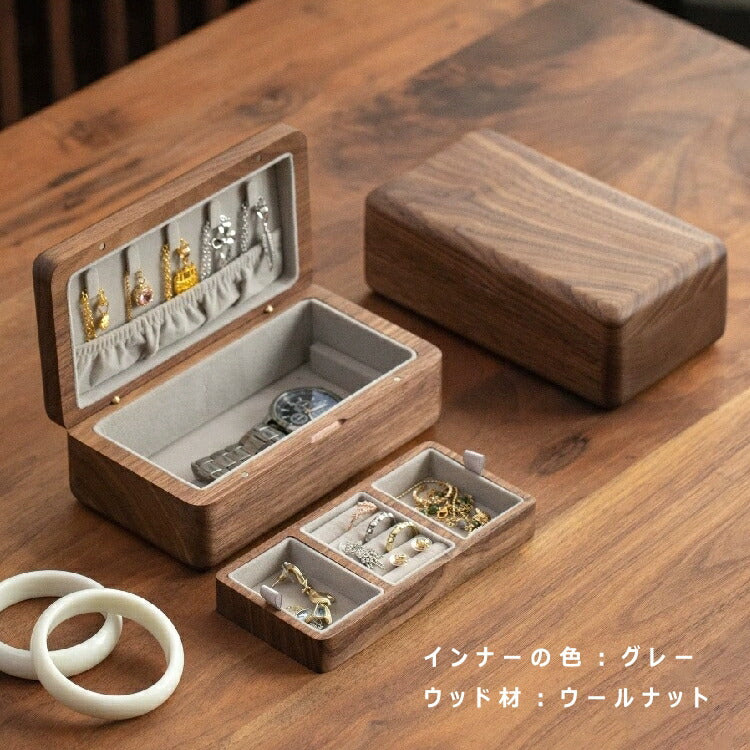 高級 指輪ケース リングケース 木製 収納 小さい ミニサイズ おしゃれ アクセサリーケース 婚約指輪入れ 婚約指輪収納 持ち運び リングボックス 携帯 外出 旅行便利 結婚式 結婚お祝い プレセント IwaiLoft