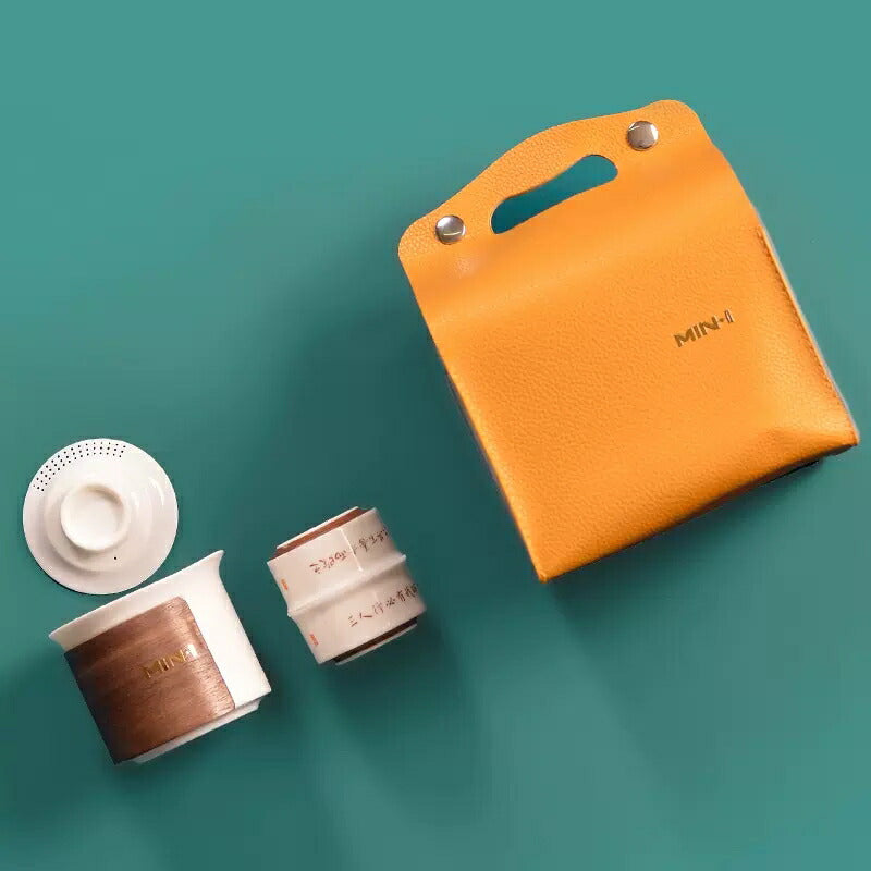 白 茶器セット 白磁 小 宝瓶 急須 湯呑 4点 3客セット 紅茶ポット お茶ポット 茶器 煎茶 茶碗 蓋碗 片口 酒器セット 中国茶器 旅持ち 携帯 アウトドア 旅 ティーセット 台湾茶 ウーロン茶 紅茶 茶器 IwaiLoft