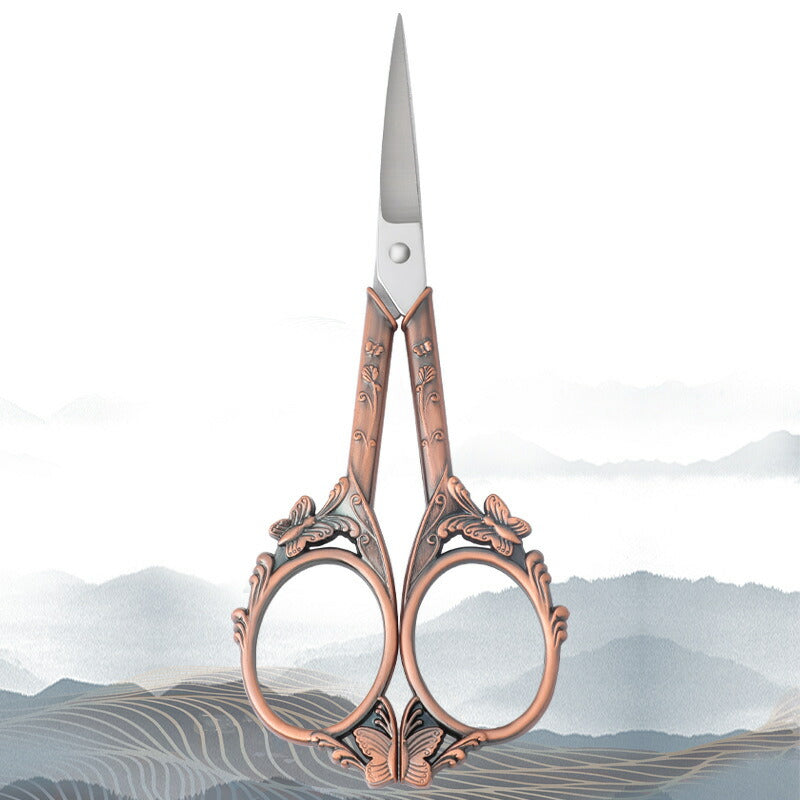 蝶々 糸切はさみ 茶芸 ハサミ はさみ 小さい 鋏 かわいい おしゃれ シザー ミニシザー 盆栽ハサミ 茶芸 茶葉 本格 刺繍はさみ 糸切りばさみ 糸切りハサミ 裁縫 ステンレス 鋭い 手芸用はさみ 布切り 裁縫道具 IwaiLoft