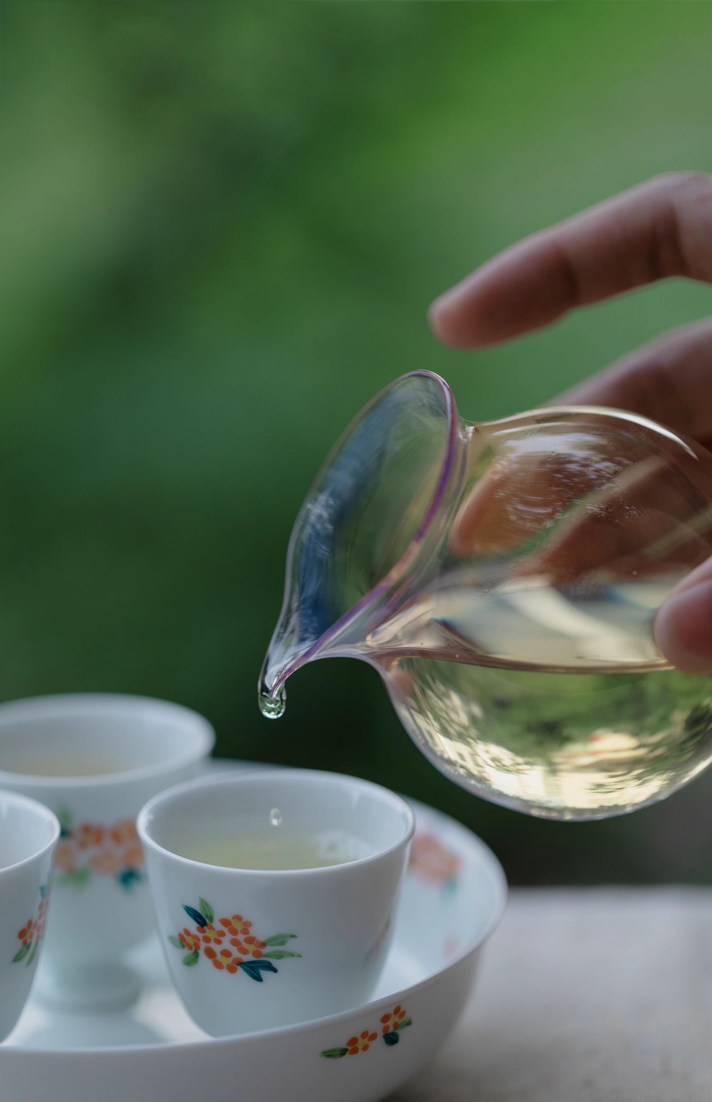 海物語 ガラスピッチャー 180cm 耐熱ガラス コーヒーサーバー 手作り 片口 徳利 酒器 日本酒 片口注器 ミルクピッチャー 小鉢 取り鉢 片口鉢 手作り 和食器 シンプル 中国茶器 公道杯 ティーサーバー 茶海 分茶器 IwaiLoft