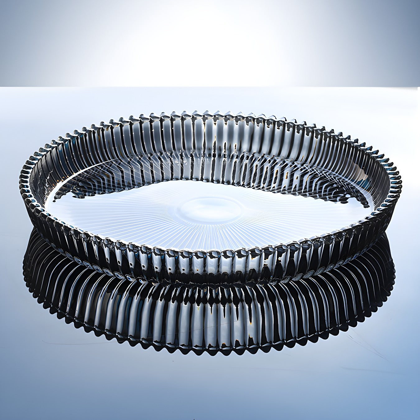 IwaiLoft トレー トレイ ガラス 盛器 円型 お皿 小皿 豆皿 プレート カフェトレー ガラス ティートレー おしゃれ ガラス皿 ガラス食器 ガラスプレート 収納トレイ インテリア