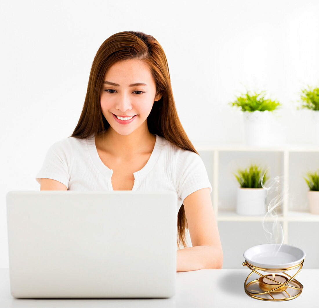 IwaiLoft アロマポット 陶器 アロマ炉 アロマキャンドルホルダー キャンドルバーナー アロマバーナー アロマディフューザー 香炉 茶香炉 アロマ炉 お部屋飾り