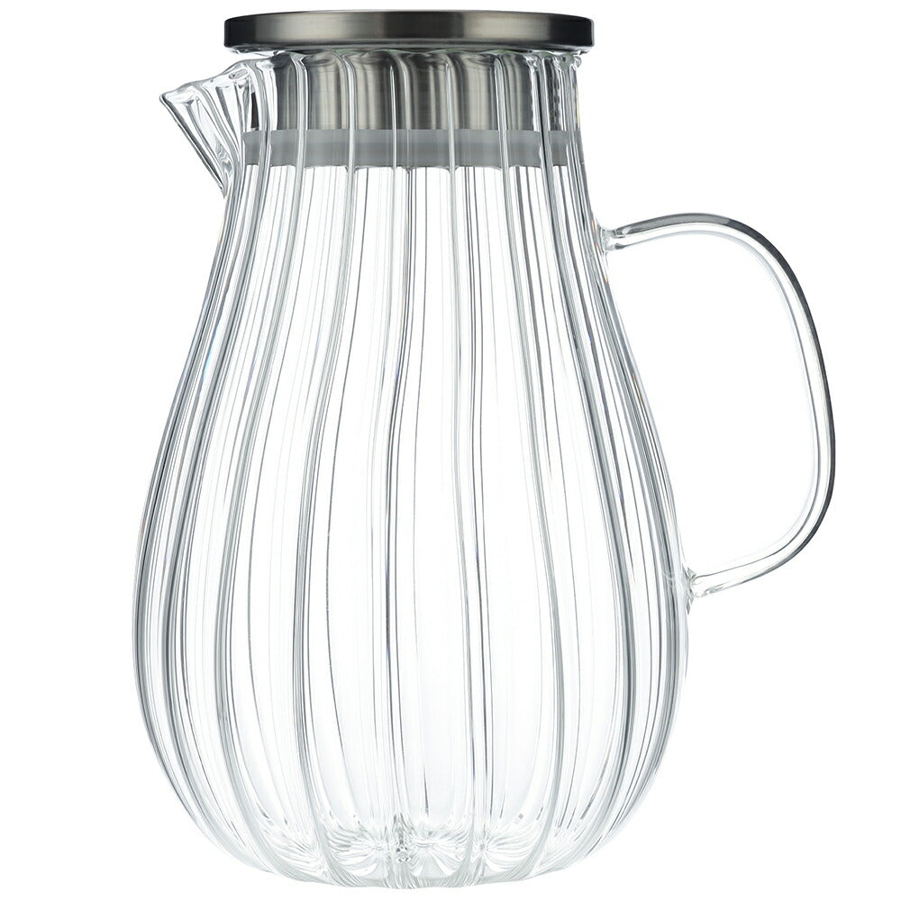 IwaiLoft ピッチャー 冷水筒 耐熱ガラス 麦茶ポット ガラスポット ウォーターピッチャー ウォーターカラフェ クリア ジャグ フルーツポット ドリンクピッチャー ピクルスポット あす楽対応送料無料