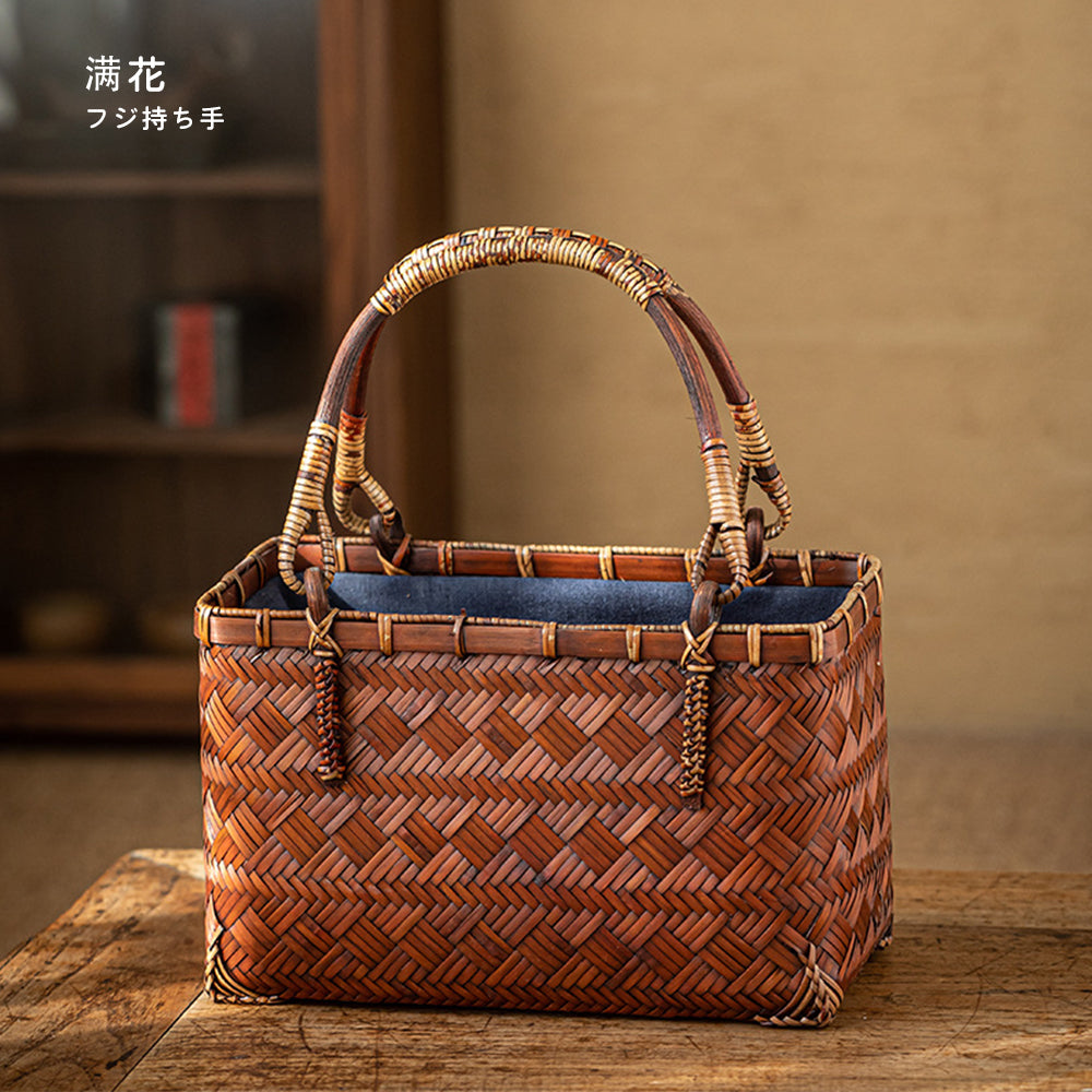竹製 のバッグ