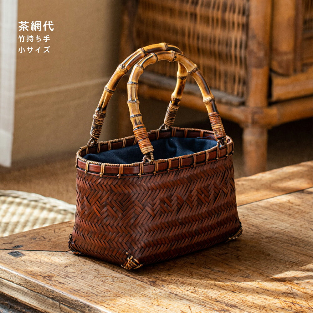 IwaiLoft かごバッグ レディース 竹かご バッグ 軽量 人気 ハンドメイド 手提げカバン 竹編みバッグ 竹製 ハンドバッグ 籠バッグ 巾着 夏 花火大会 浴衣 着物 伝統工芸品