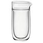 IwaiLoft ダブルウォールカラフェ 260ml 二層断熱 結露しにくい ガラス コーヒーサーバー ダブルウォールピッチャー 耐熱ガラスポット ウォーターピッチャー ウォーターカラフェ クリア ジャグ ガラスピッチャー ドリンクピッチャー 片口 注器 徳利 電子レンジ・食洗機対応