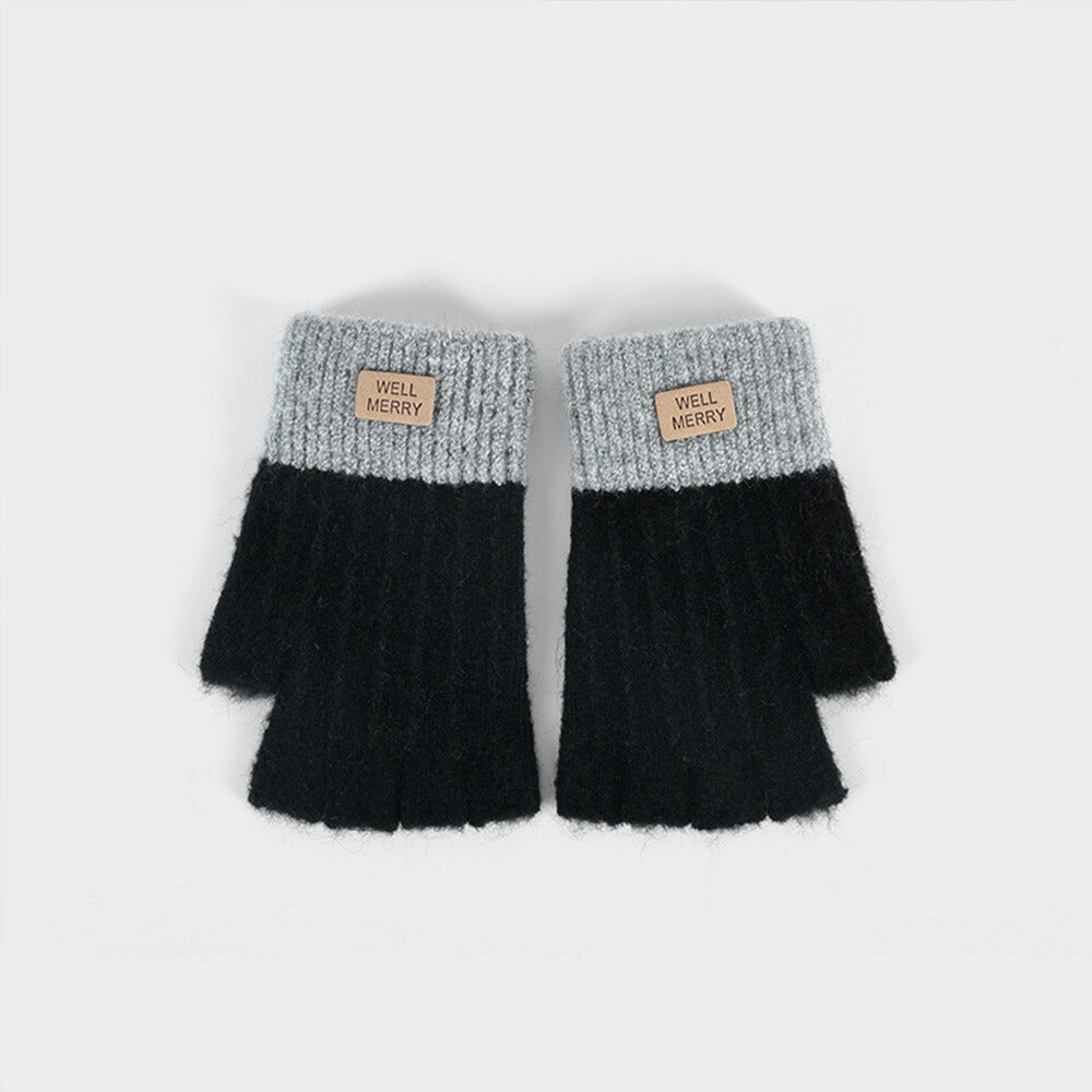 【2点で20％off】 指なし 手袋 レディース  かわいい 暖かい ニット 指先カット ハンドウォーマー ちくちくしない  全6色 女性 ウイルス対策 接触感染対策 在宅勤務 テレワーク 手荒れ てぶくろ 防寒 暖かい 通勤 通学 秋冬 クリスマス プレゼント「選べる福袋対象」kiyokyou