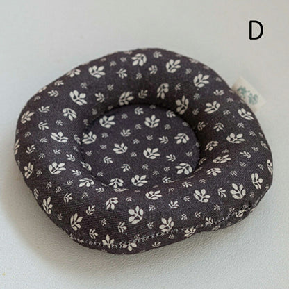 綿製 鍋敷き 鍋つかみ ポットマット 丸形 ティーポット マット 急須置き ポットホルダー 鍋敷き キャンバス なべしき 釜敷き 鍋布き 鍋置き トリベットポットのコースター コップのコースター コットン 北欧 かわいい キッチン雑貨 素朴 温かみ シノワズリ 茶道具 IwaiLoft