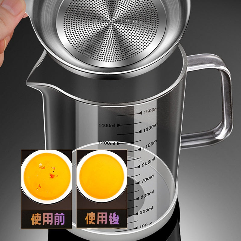 IwaiLoft 日本初 オイルポット 耐熱ガラス 液だれしにくい オイル差し