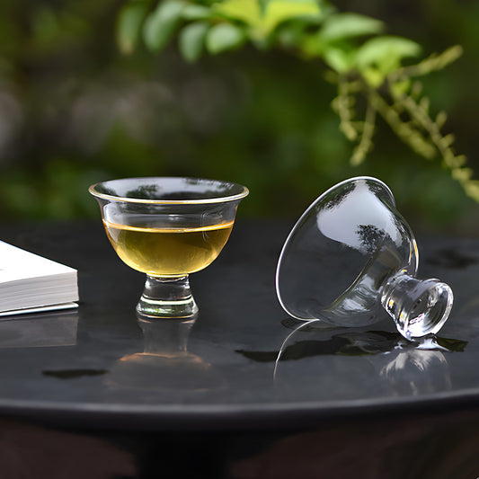 IwaiLoft 美しい ゴブレット おしゃれ 50ml グラス 小鉢 ガラス 小さめ デザート・アミューズカップ 盃 酒杯 足つき ミニボール 豆鉢 デザート鉢 冷茶グラス ティーグラスワイングラス ブランデーグラス シャンパングラス ティーカップ ティーグラス カクテルグラス