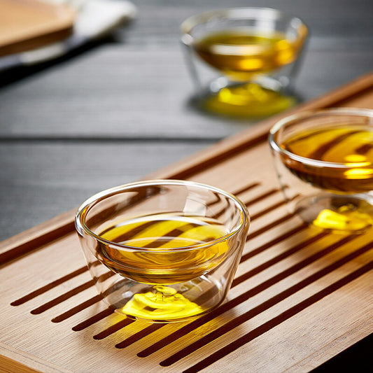 【1点のみ】 IwaiLoft ダブルウォールグラス 40ml ローグラス グラス ガラス コップ 小サイズ かわいい デザートカップ ティーグラス 冷茶グラス 結露しにくい 二重グラス ティーコップ ガラス食器 来客用 誕生日 母の日プレゼント お祝い