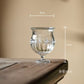IwaiLoft  Glass Art 美しい ティーグラス 冷茶グラス 湯呑み おしゃれ 50ml グラス 耐熱ガラス 小 小鉢 ガラス 小さめ デザート・アミューズカップ 盃 酒杯 足つき ミニボール 豆鉢 デザート鉢 ワイングラス シャンパングラス ティーカップ ティーコップ カクテルグラス