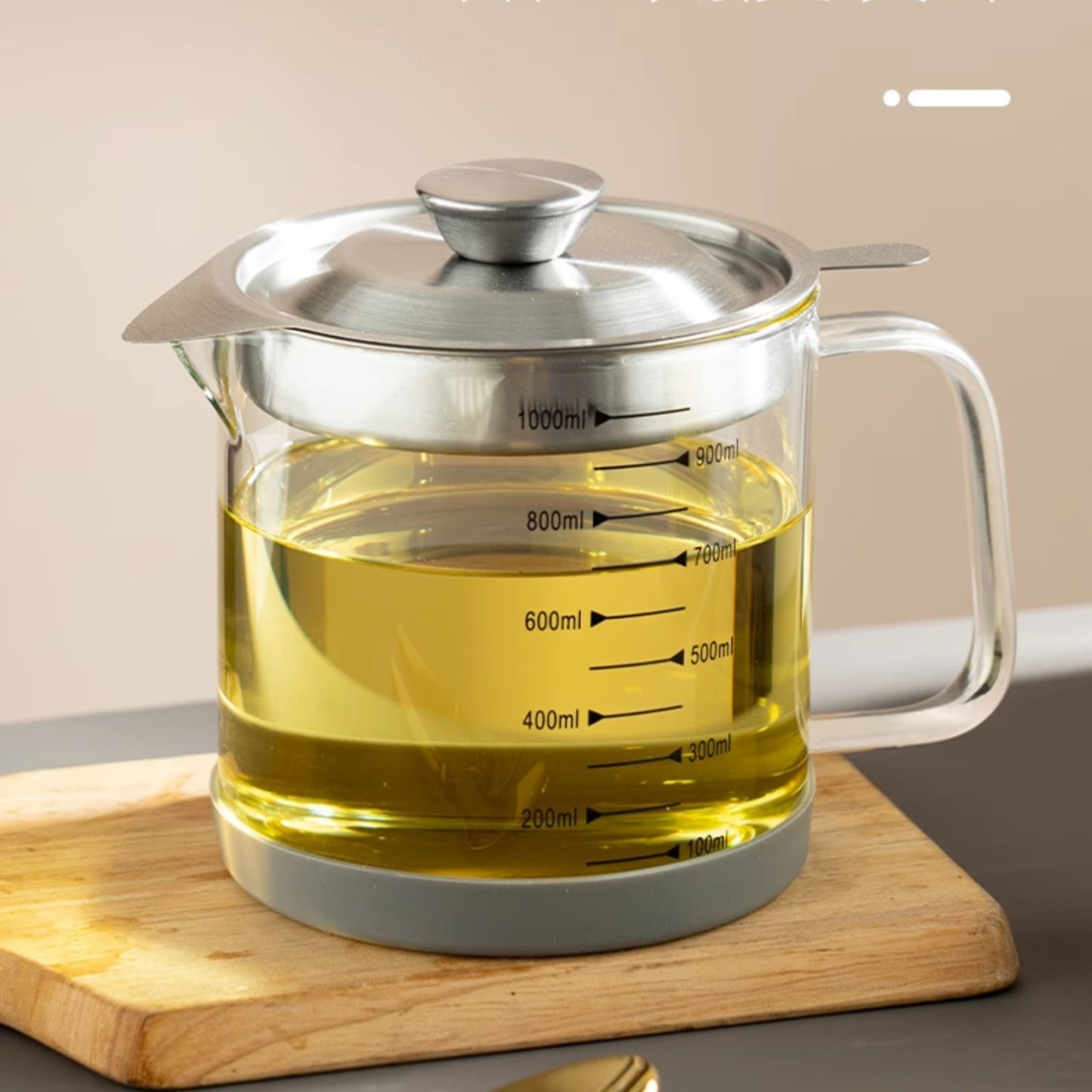 IwaiLoft 日本初 オイルポット 耐熱ガラス  液だれしにくい オイル差し 油差し 醤油差し 調味料ボトル ガラスオイルポット 小サイズ 調味サーバー ドレッシングボトル ドレッシング入れ ヴィネガーボトル 大容量 卓上 丸洗い 油 保存容器 シンプル おしゃれ【送料無料】