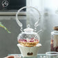 IwaiLoft 十卿 Glass Art 工芸作家作品 耐熱ガラス 夢 ティーポット  ガラス 急須 1000ml  ガラス製ポット 紅茶ポット お茶ポット ガラスポット 花茶 工芸茶 ハーフティー に健康茶器 アフターティー お家ティータイム  母の日プレゼント 化粧箱付き