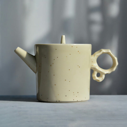 IwaiLoft 急須 165ml 陶磁器 急須 手作り お茶ポット 中国茶 台湾茶 ウーロン茶 一人暮らし アフターティー お家ティータイム