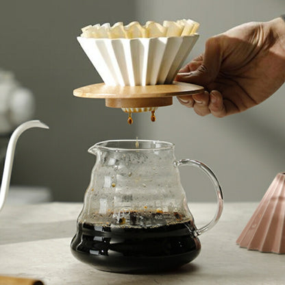 V60 コーヒードリッパー 陶磁器 1～3cup 円錐型 1つ穴 コーヒーロト ハンドドリッパー ドリッパーコーヒーコーヒーサーバー コーヒーポット 600ml  コーヒー用品 珈琲 北欧 母の日 父の日 プレゼント 珈琲コーヒー 器具 道具 コーヒーグッズ IwaiLoft