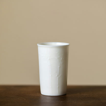 IwaiLoft 白玉 湯呑 25ml 35ml 1客 茶杯 茶器 湯のみ 湯呑み お茶 カップ コップ 来客用 お茶用品 ティーウェア 中国茶器 台湾茶器 贈り物にも 食洗機対応 電子レンジ対応