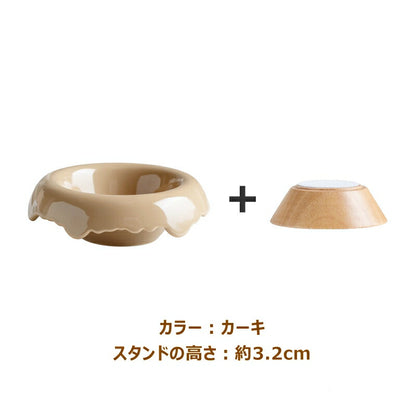 多彩 デザートカップ アイスカップ デザート皿 パフェ あんみつ プリン 高台 小鉢 ケーキスタンド  ホールケーキ用トレー お菓子用トレー デザートプレート デザートトレー 木製 スタンド 高台 小鉢 浅鉢 菓子皿 パーティー ケーキ台 かわいい 取皿 盛り付け IwaiLoft