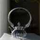 IwaiLoft 十卿 Glass Art 工芸作家作品 耐熱ガラス 夢 ティーポット ガラス 急須 470ml  ガラス製ポット 紅茶ポット お茶ポット ガラスポット 花茶 工芸茶 ハーフティー に健康茶器 アフターティー お家ティータイム  母の日プレゼント 化粧箱付き