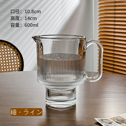 SNSで人気 グラス ガラスマグ マグカップ ガラスコップ 大 コーヒーカップ 600ml ドリンクサーバー 向日葵 かわいい ミルクカップ ピッチャー モーニングカップ フローラガラス コーヒーサーバー コーヒーポット ガラスサーバー 小 透明 ウォーターカラフェ IwaiLoft