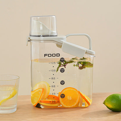 IwaiLoft 麦茶ポット 冷蔵庫 冷水筒 2L 2.8L ピッチャー ウォータージャグ 水差し ウォーターピッチャー ウォーターカラフェ コーヒーボトル 水出しコーヒー 水出し茶 フィルターボトル 冷茶 お茶 オシャレ