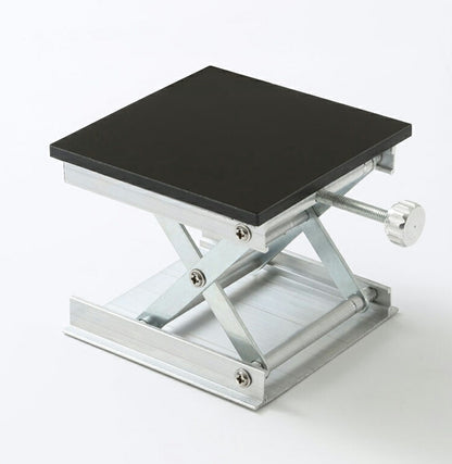 昇降式 コースター  ミニラック  ディスプレイ ランク 断熱マット ミニスタンド 卓上 ミニ台 コップ敷き ミニパレット 折り畳み式 手動式 メタルコースター 金属 茶托 茶たく 茶敷 鍋敷 おしゃれ カップ グラス ソーサー 北欧雑貨 テーブルウエア 母の日 プレゼント IwaiLoft