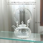 IwaiLoft 十卿 Glass Art 工芸作家作品 耐熱ガラス 夢 ティーポット  ガラス 急須 1000ml  ガラス製ポット 紅茶ポット お茶ポット ガラスポット 花茶 工芸茶 ハーフティー に健康茶器 アフターティー お家ティータイム  母の日プレゼント 化粧箱付き