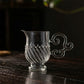 IwaiLoft 十卿 Glass Art 工芸作家作品 夢 マグカップ ガラスピッチャー 耐熱ガラス 片口 170ml 徳利 酒器 日本酒 片口注器 ミルクピッチャー 小鉢 取り鉢 片口鉢 手作り 和食器 シンプル 中国茶器 公道杯 ティーサーバー 茶海 分茶器 化粧箱付き