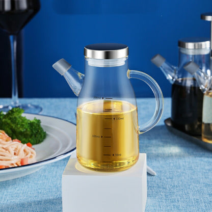 液だれしにくい 醤油差し 醤油さし ソース差し オイルポット 耐熱ガラス  200ml 小サイズ 卓上 調味料差し オイル差し 油差し 調味料ボトル ガラスオイルポット 小 ドレッシングボトル ドレッシング入れ ヴィネガーボトル 卓上 丸洗い 油 保存容器 シンプル IwaiLoft