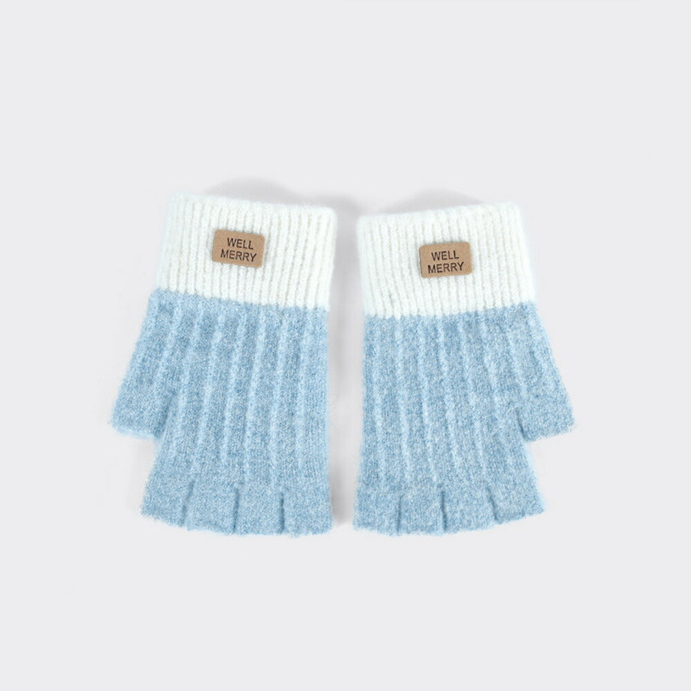 【2点で20％off】 指なし 手袋 レディース  かわいい 暖かい ニット 指先カット ハンドウォーマー ちくちくしない  全6色 女性 ウイルス対策 接触感染対策 在宅勤務 テレワーク 手荒れ てぶくろ 防寒 暖かい 通勤 通学 秋冬 クリスマス プレゼント「選べる福袋対象」kiyokyou