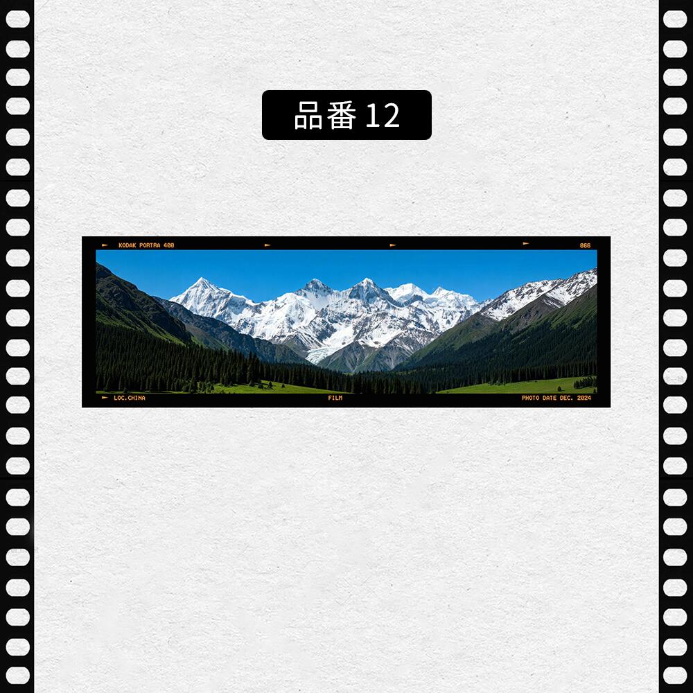 フィルム風 しおり オリジナル 風景 ブックマーク 透明 クリア 癒される エモい写真風 桜 水緑 読書 グッズ おしゃれ 文房具 プチギフト プレゼント 雑貨 本好き 読書女子 手帳 おうち時間 癒し 落ちない 折れない 記念品 退職 誕生日 薄型 IwaiLoft
