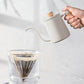 IwaiLoft プロがおすすめ 「白鳥」350ml コーヒードリップポット 珈琲 ドリップケトル 直火対応 コーヒーケトル コーヒーポット 直火 珈琲ポット 細口 やかん 木製持ち手 人気 おしゃれ コーヒー用品コーヒー器具 道具 コーヒーグッズ
