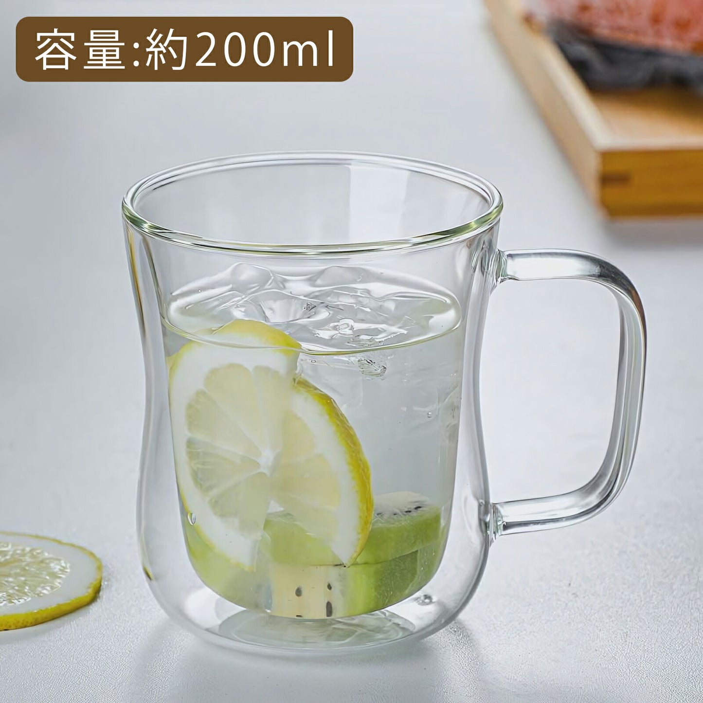 IwaiLoft 耐熱ガラス グラス ガラスマグ ダブルウォールグラス ガラスコップ ガラスカップ コーヒーカップ コーヒーマグ かわいい モーニングカップ ティーグラス 冷茶グラス 結露しにくい 電子レンジOK カフェコーヒー器具