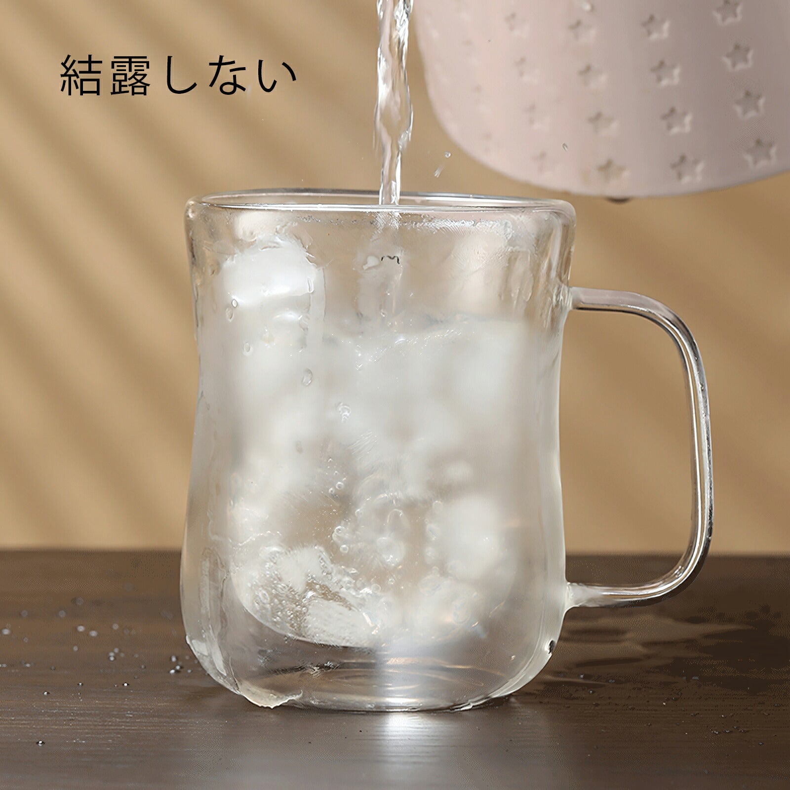 IwaiLoft 耐熱ガラス グラス ガラスマグ ダブルウォールグラス ガラス