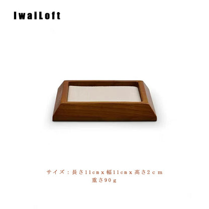 IwaiLoft 木製 トレー お盆 天然木製 羽反 お盆 スタッキング 小物入れ トレイ 小物収納 文房具収納トレイ ウッドトレーランチョンマット 塗無装 ナチュラル シンプル 高級 小物 アクセサリートレー 結婚祝い 木 誕生日 木婚式 お祝い 新築祝い 内祝い プレゼント