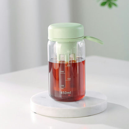 450ml・夏の新作 IwaiLoft プラスチック ティーボトル マイボトル 小 おしゃれ メモリー付きマイ水筒 コールドブリュー カラフェ アイスコーヒーメーカー 水出し コーヒーボトル プラスチックポット 冷水筒 冷水ボトル 茶こし付き かわいい 大人用水筒・ 子供用・マグボトル