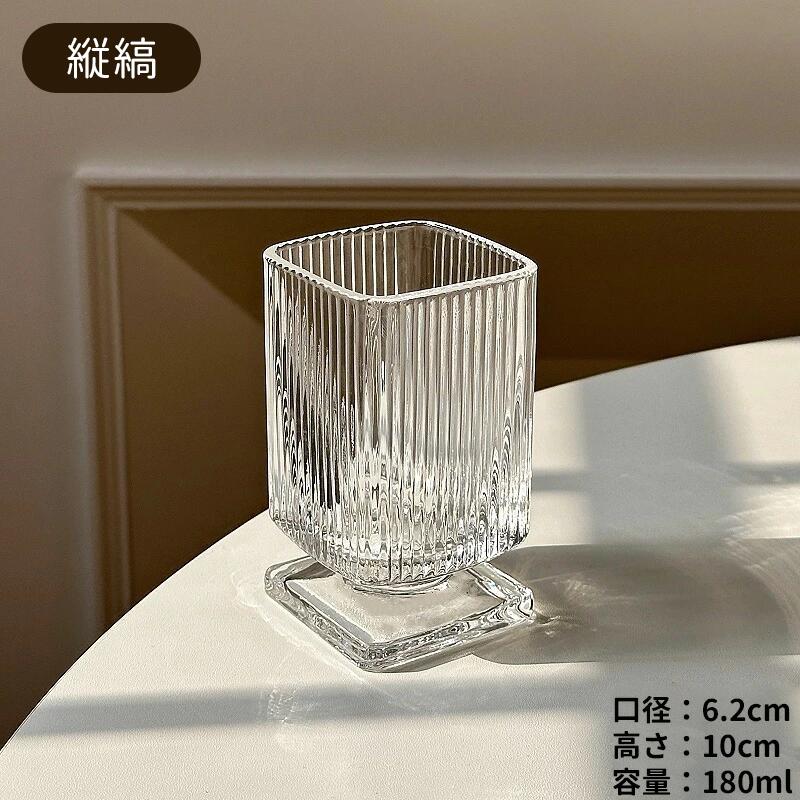 SNSで話題 レトロ風 かわいい脚付グラス 高級 ガラスコップ  日本酒 ゴブレット おしゃれ 四角形 ワイングラス 玉足 グラス   ワイン シャンパン カップ 北欧食器 ジュース コーヒー 紅茶コップ 大吟醸 梅酒 プレゼント 誕生日 贈り物 IwaiLoft