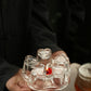 IwaiLoft ガラス キャンドルウォーマー ティーウォーマン キャンドルホルダー ティーライトホルダー キャンドルスタンド ろうそく台 ティーポット用 保温 マグカップ 急須 コーヒー お茶 保温器 (カボチャ型、ハート型)