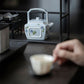 IwaiLoft 小さいな急須 ティーポット 陶磁器 急須 手作り お茶ポット 中国茶 台湾茶 ウーロン茶 一人暮らし アフターティー お家ティータイム
