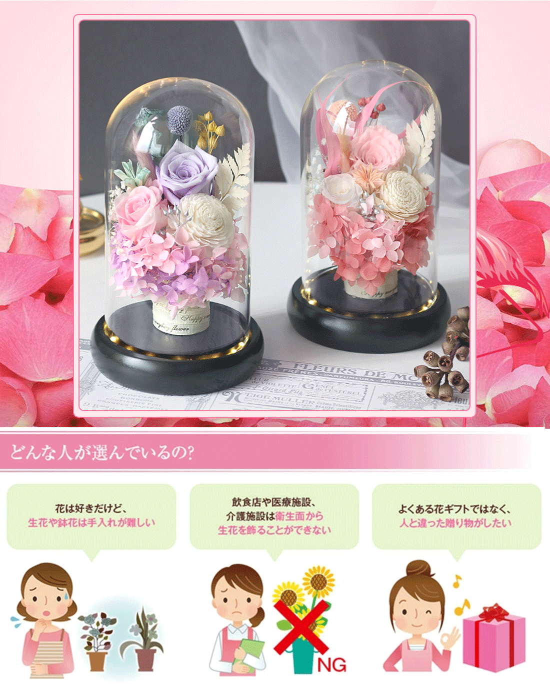 IwaiLoft 和風 プリザーブドフラワー ギフト 花束 バラ IwaiLoft 和風 プリザーブドフラワー ギフト 花束 バラ