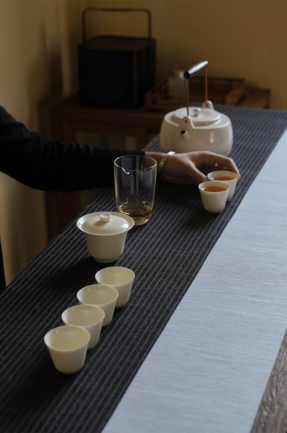 IwaiLoft 白玉 茶杯 茶器 湯のみ 湯呑み お茶 カップ コップ 来客用 お茶用品 ティーウェア 中国茶器 贈り物にも 食洗機対応 電子レンジ対応