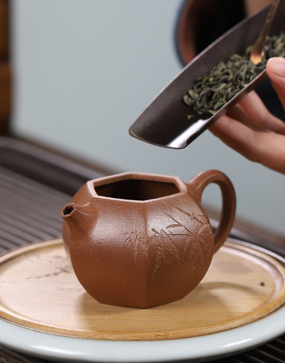超希少】中国煎茶器 「FANJ/梵匠造物」の宜興紫砂壺急須 ハンドメイド