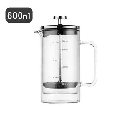 IwaiLoft ダブル コーヒープレス フレンチプレス コーヒーメーカー 350mL/600mL  ブレイクタイム