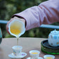 IwaiLoft 白玉 茶杯 茶托セット 花柄 湯のみ 湯呑み お茶 カップ コップ 来客用 お茶用品 ティーウェア 中国茶器 台湾茶器 贈り物にも 食洗機対応 電子レンジ対応 45mL