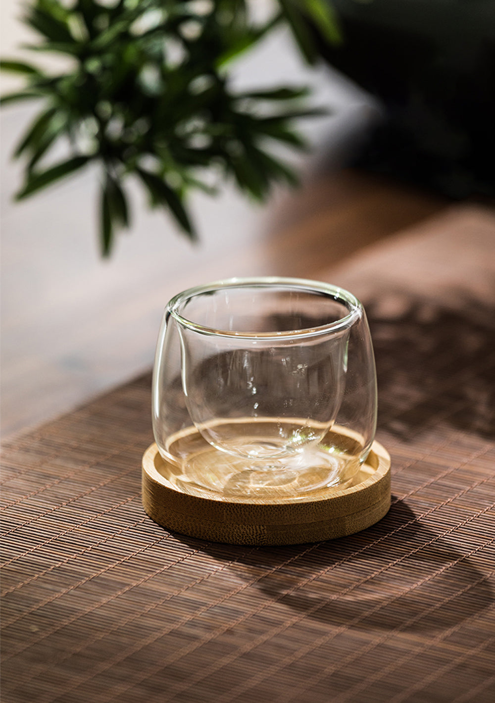 IwaiLoft 耐熱ガラス グラス ダブルウォールグラス ガラスコップ ガラスぐいのみ・おちょこ　ローグラス　冷茶グラス ティーグラス 結露しにくい 電子レンジOK 【セット買いがお得】 50mL-2点セット 送料無料